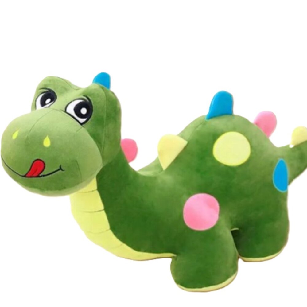 Dinosaur Plush GREEN & Colorful 12" Stuffed Dinosaur Toy All Ages NWT